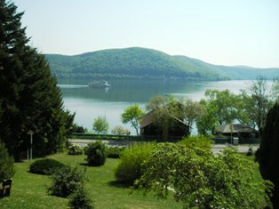 Blick vom Hotel