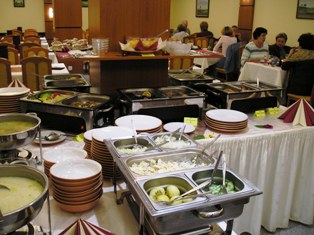 Abendessen im Hotel